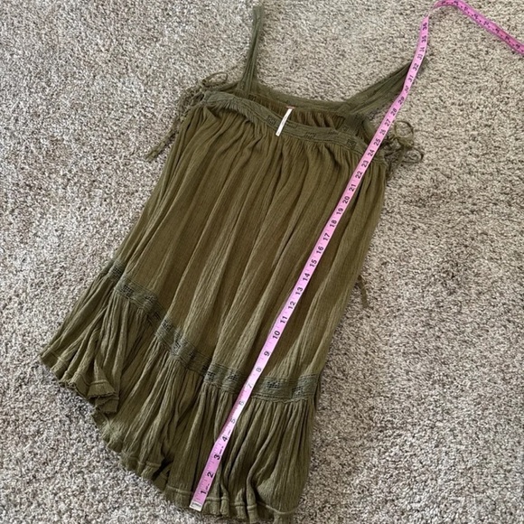 Free People Sweet Thing Tunic Dress Moss
 Size Medium - Picture 12 of 12